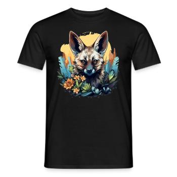Erdwölfe Erdwolf - Männer T-Shirt - Schwarz - Vorne - AI Model Male 178 light (178cm)