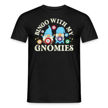 Bingo avec mes gnomies Bingo amusant - T-shirt homme - noir - Devant - AI Model Male 178 light (178cm)