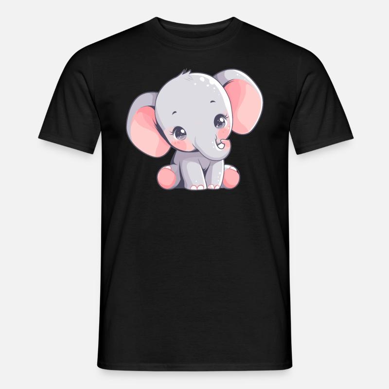Éléphant Éléphant - T-shirt homme - noir