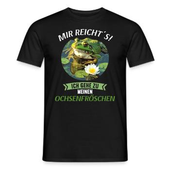 Bullfrogs Bullfrog - Men's T-Shirt - black - Front - AI Model Male 178 light (178cm)