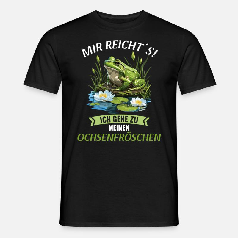 Ochsenfrösche Ochsenfrosch - Männer T-Shirt - Schwarz