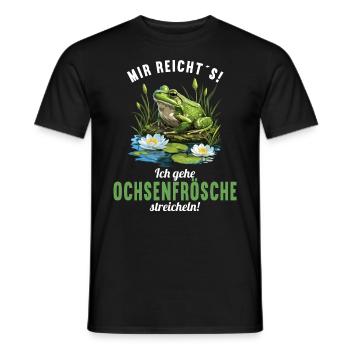 Bullfrogs Bullfrog - Men's T-Shirt - black - Front - AI Model Male 178 light (178cm)