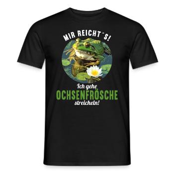 Bullfrogs Bullfrog - Men's T-Shirt - black - Front - AI Model Male 178 light (178cm)