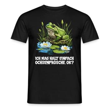 Bullfrogs Bullfrog - Men's T-Shirt - black - Front - AI Model Male 178 light (178cm)