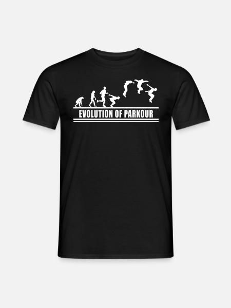 Freerunning Freerunner Hindernisparkour laufen - Männer T-Shirt - Schwarz