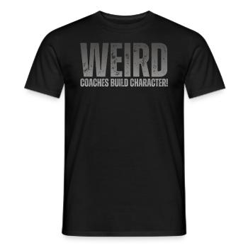 Weird Coaches Make Up Character Coach - Men's T-Shirt - black - Front - AI Model Male 178 light (178cm)