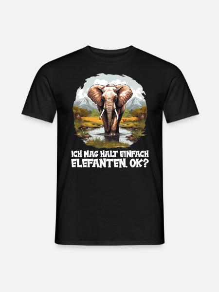 Elephant Elephant - Men's T-Shirt - black