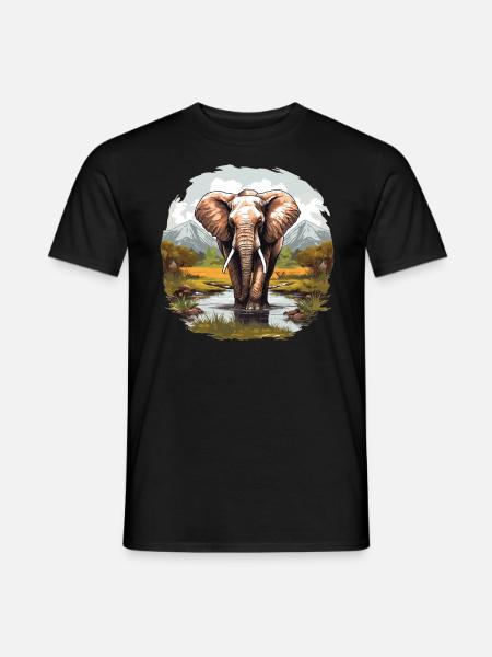 Elephant Elephant - Men's T-Shirt - black