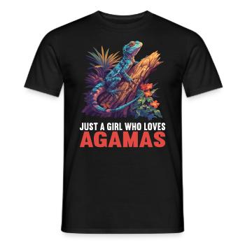Agamen Agame - T-shirt homme - noir - Devant - AI Model Male 178 light (178cm)