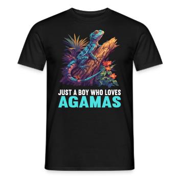 Agamen Agame - T-shirt homme - noir - Devant - AI Model Male 178 light (178cm)