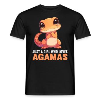 Agamen Agame - T-shirt homme - noir - Devant - AI Model Male 178 light (178cm)