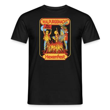 Sorcières gothiques Morceaux de résine occulte - T-shirt homme - noir - Devant - AI Model Male 178 light (178cm)