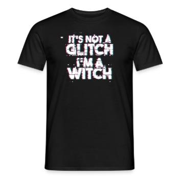 « Ce n’est pas un problème, je suis une sorcière » Occulte gothique - T-shirt homme - noir - Devant - AI Model Male 178 light (178cm)