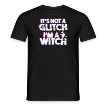 « Ce n’est pas un problème, je suis une sorcière » Occulte gothique - T-shirt homme - noir - Devant - AI Model Male 178 light (178cm)