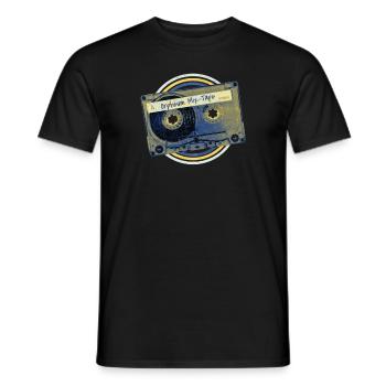 Dortmunder Discothek 80er 90er Wave-Musik Orpheum - Männer T-Shirt - Schwarz - Vorne - AI Model Male 178 light (178cm)