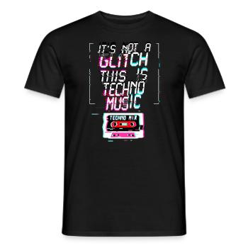 Hardcore-Rave Musik Raver 90s EDM DJ Rave - Männer T-Shirt - Schwarz - Vorne - AI Model Male 178 light (178cm)