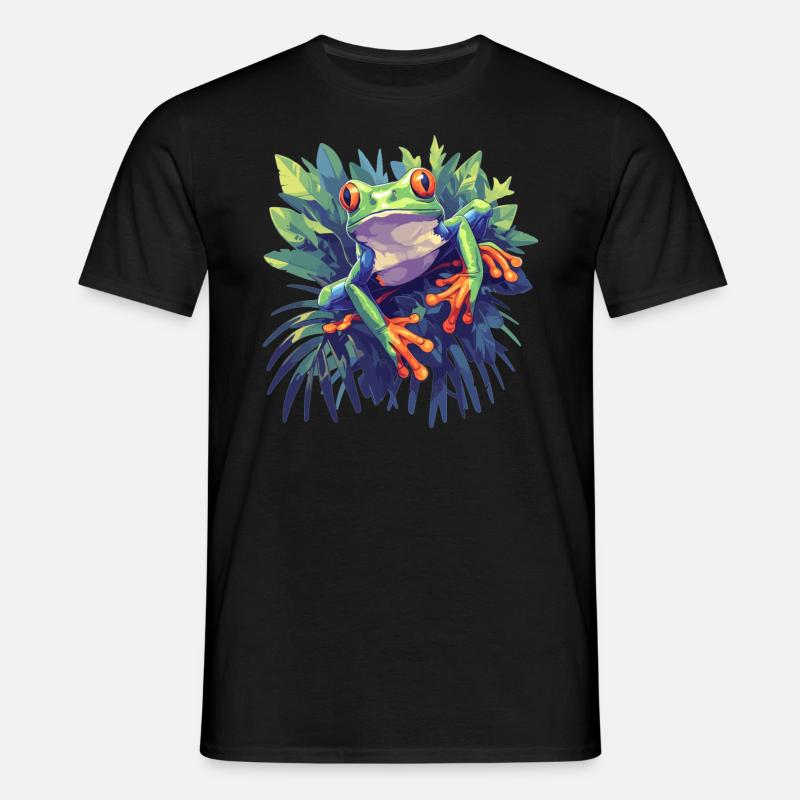 Tree Frog Baumfrösche Baumfrosch - Men's T-Shirt - black