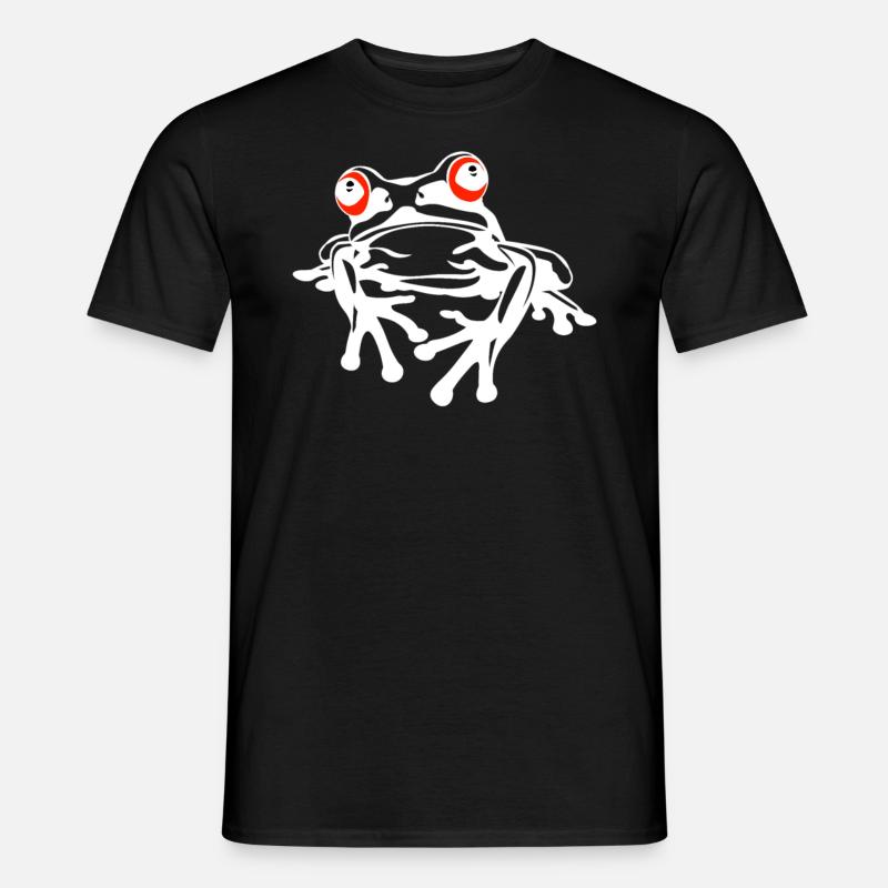 Tree Frog Baumfrösche Baumfrosch - Männer T-Shirt - Schwarz