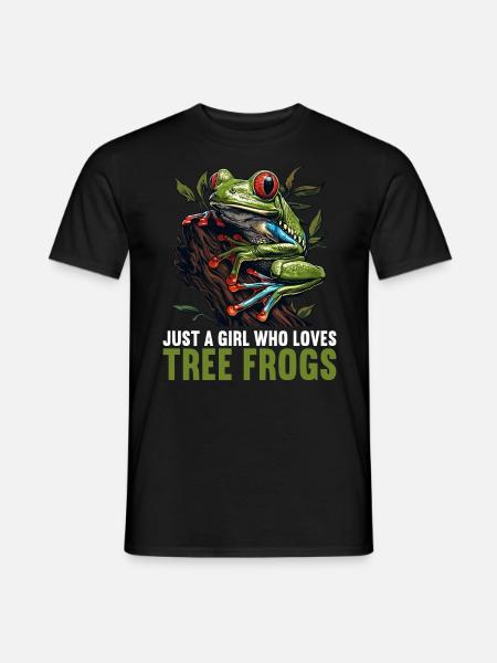 Tree Frog Baumfrösche Baumfrosch - Men's T-Shirt - black