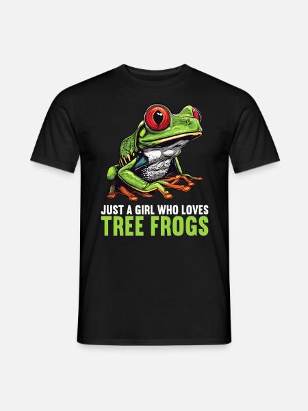 Rainette Baumfrösche Baumfrosch - T-shirt homme - noir