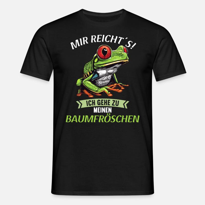 Rainette Baumfrösche Baumfrosch - T-shirt Homme - noir