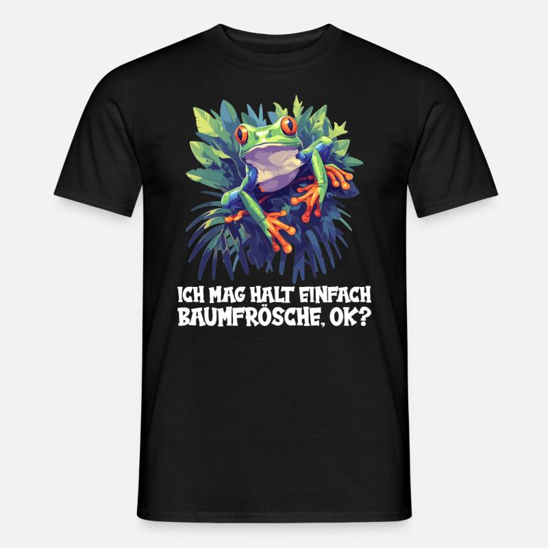 Tree Frog Baumfrösche Baumfrosch - Men's T-Shirt - black