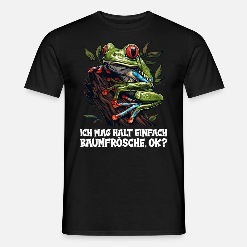 Tree Frog Baumfrösche Baumfrosch - Men's T-Shirt - black