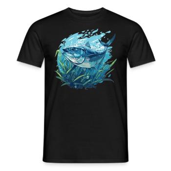 Tuna Thunfische Thunfisch - Männer T-Shirt - Schwarz - Vorne - AI Model Male 178 light (178cm)