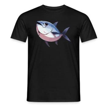 Tuna Thunfische Thunfisch - Männer T-Shirt - Schwarz - Vorne - AI Model Male 178 light (178cm)