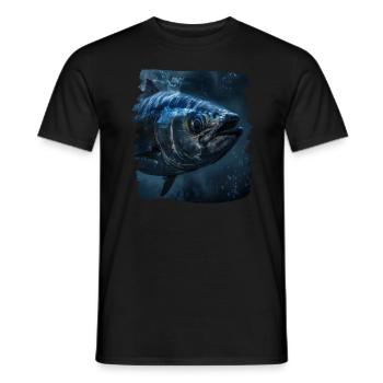 Tuna Thunfische Thunfisch - Männer T-Shirt - Schwarz - Vorne - AI Model Male 178 light (178cm)