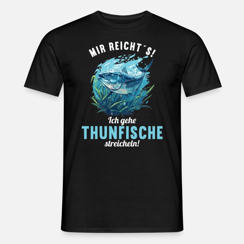 Tuna Thunfische Thunfisch - Männer T-Shirt - Schwarz
