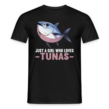Tuna Thunfische Thunfisch - Männer T-Shirt - Schwarz - Vorne - AI Model Male 178 light (178cm)
