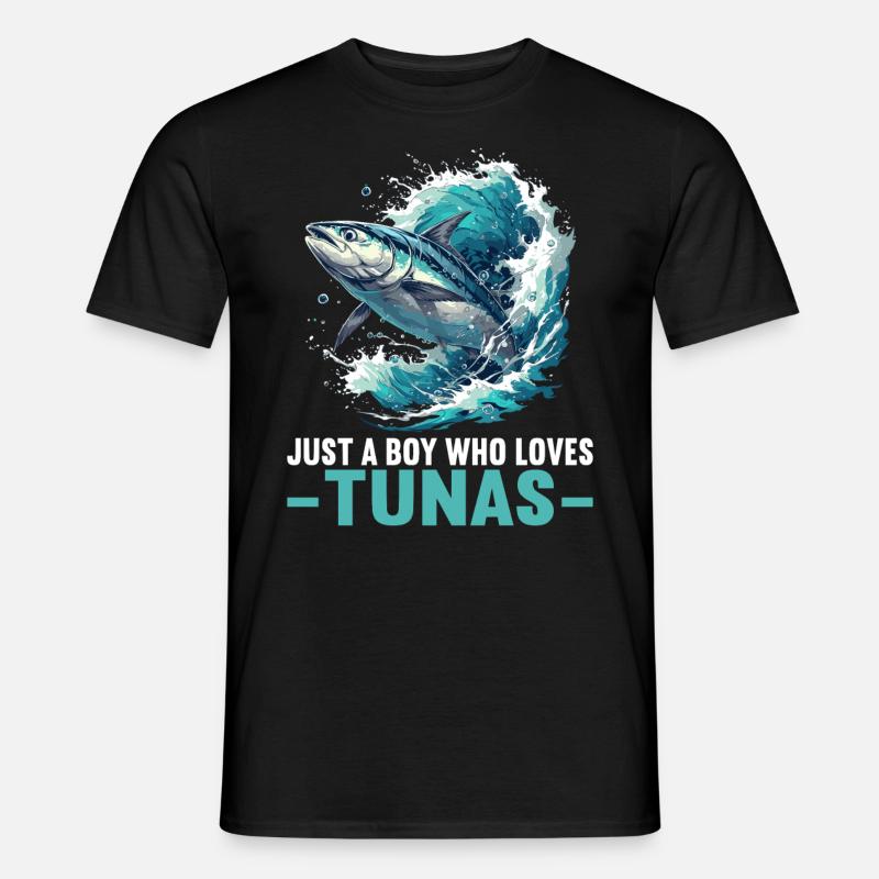Tuna Thunfische Thunfisch - Männer T-Shirt - Schwarz