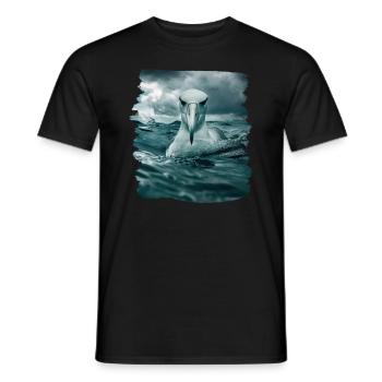 Albatross Albatrosse Albatros - Men's T-Shirt - black - Front - AI Model Male 178 light (178cm)