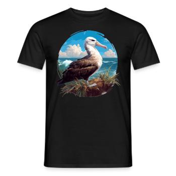 Albatross Albatrosse Albatros - Männer T-Shirt - Schwarz - Vorne - AI Model Male 178 light (178cm)