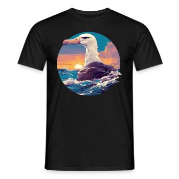 Albatross Albatrosse Albatros - Männer T-Shirt - Schwarz - Vorne - AI Model Male 178 light (178cm)