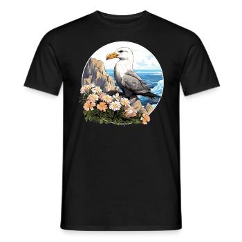 Albatross Albatrosse Albatros - Männer T-Shirt - Schwarz - Vorne - AI Model Male 178 light (178cm)