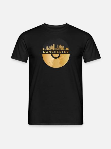 Vinyl Record Disco Music - Men's T-Shirt - black