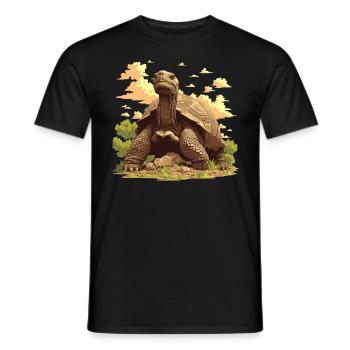 Tortues géantes Tortue géante - T-shirt homme - noir - Devant - AI Model Male 178 light (178cm)