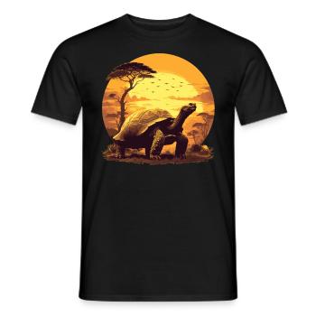 Tortues géantes Tortue géante - T-shirt homme - noir - Devant - AI Model Male 178 light (178cm)