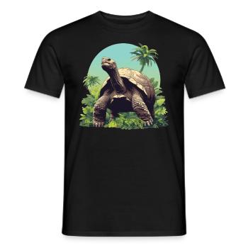 Tortues géantes Tortue géante - T-shirt homme - noir - Devant - AI Model Male 178 light (178cm)