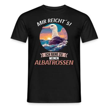 Albatross Albatrosse Albatros - Men's T-Shirt - black - Front - AI Model Male 178 light (178cm)