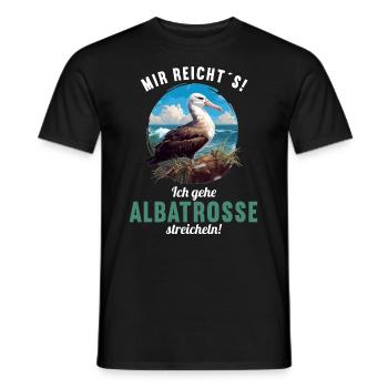 Albatross Albatrosse Albatros - Männer T-Shirt - Schwarz - Vorne - AI Model Male 178 light (178cm)