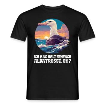 Albatross Albatrosse Albatros - Men's T-Shirt - black - Front - AI Model Male 178 light (178cm)
