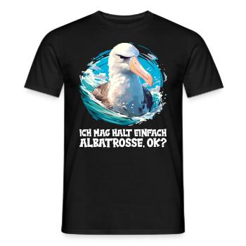 Albatross Albatrosse Albatros - Männer T-Shirt - Schwarz - Vorne - AI Model Male 178 light (178cm)