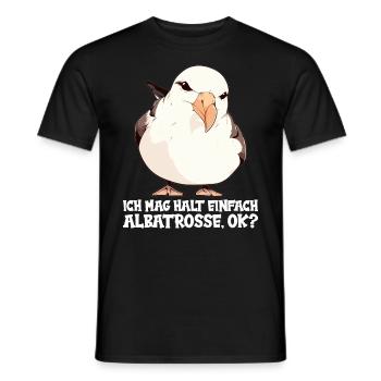 Albatross Albatrosse Albatros - Männer T-Shirt - Schwarz - Vorne - AI Model Male 178 light (178cm)