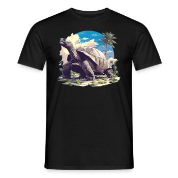 Tortues géantes Tortue géante - T-shirt homme - noir - Devant - AI Model Male 178 light (178cm)