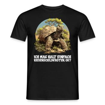Tortues géantes Tortue géante - T-shirt homme - noir - Devant - AI Model Male 178 light (178cm)