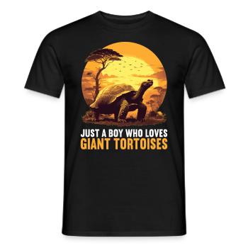 Tortues géantes Tortue géante - T-shirt homme - noir - Devant - AI Model Male 178 light (178cm)