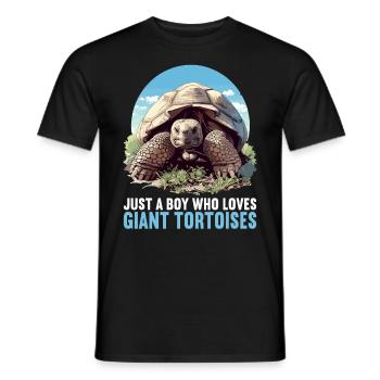 Tortues géantes Tortue géante - T-shirt homme - noir - Devant - AI Model Male 178 light (178cm)